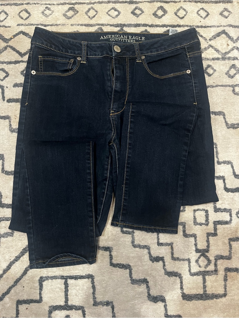 American Eagle Outfitters Dark Blue Skinny Jeans
